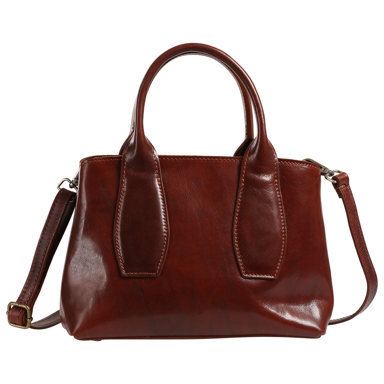 Toscanto Damen Handtasche Leder Tasche braun OTT883HN5