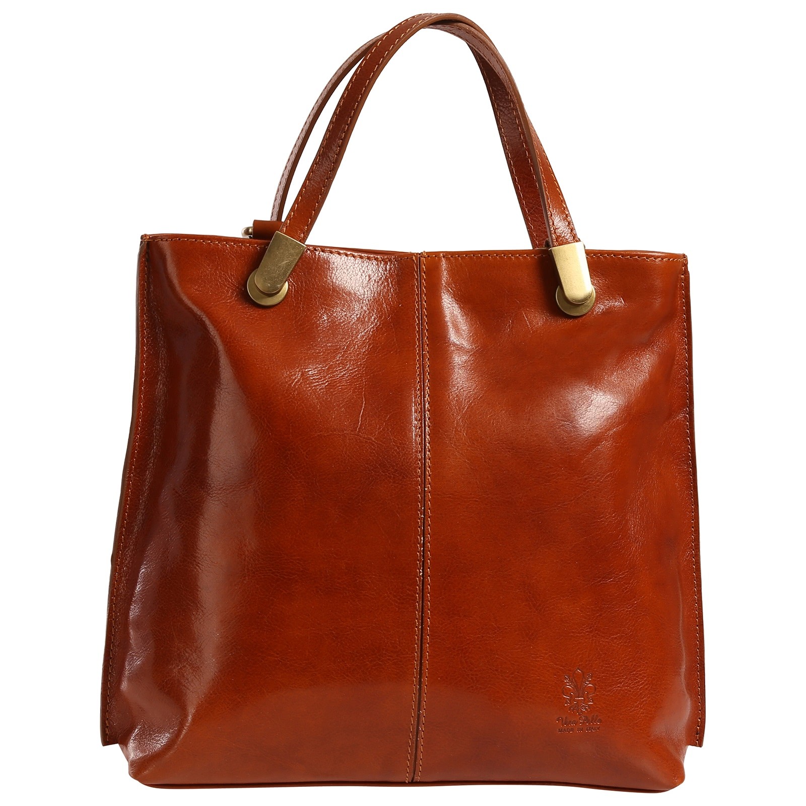 Toscanto Damen Schultertasche Rucksack Leder Tasche mittelbraun OTT885SC5