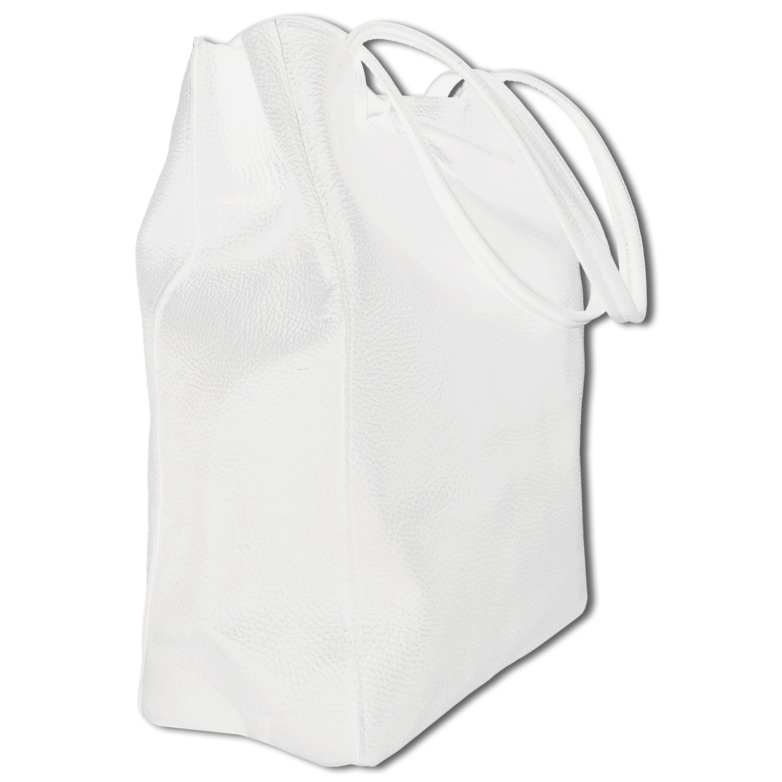 Toscanto Damen Shopper Leder Tasche weiß OTTM107SW