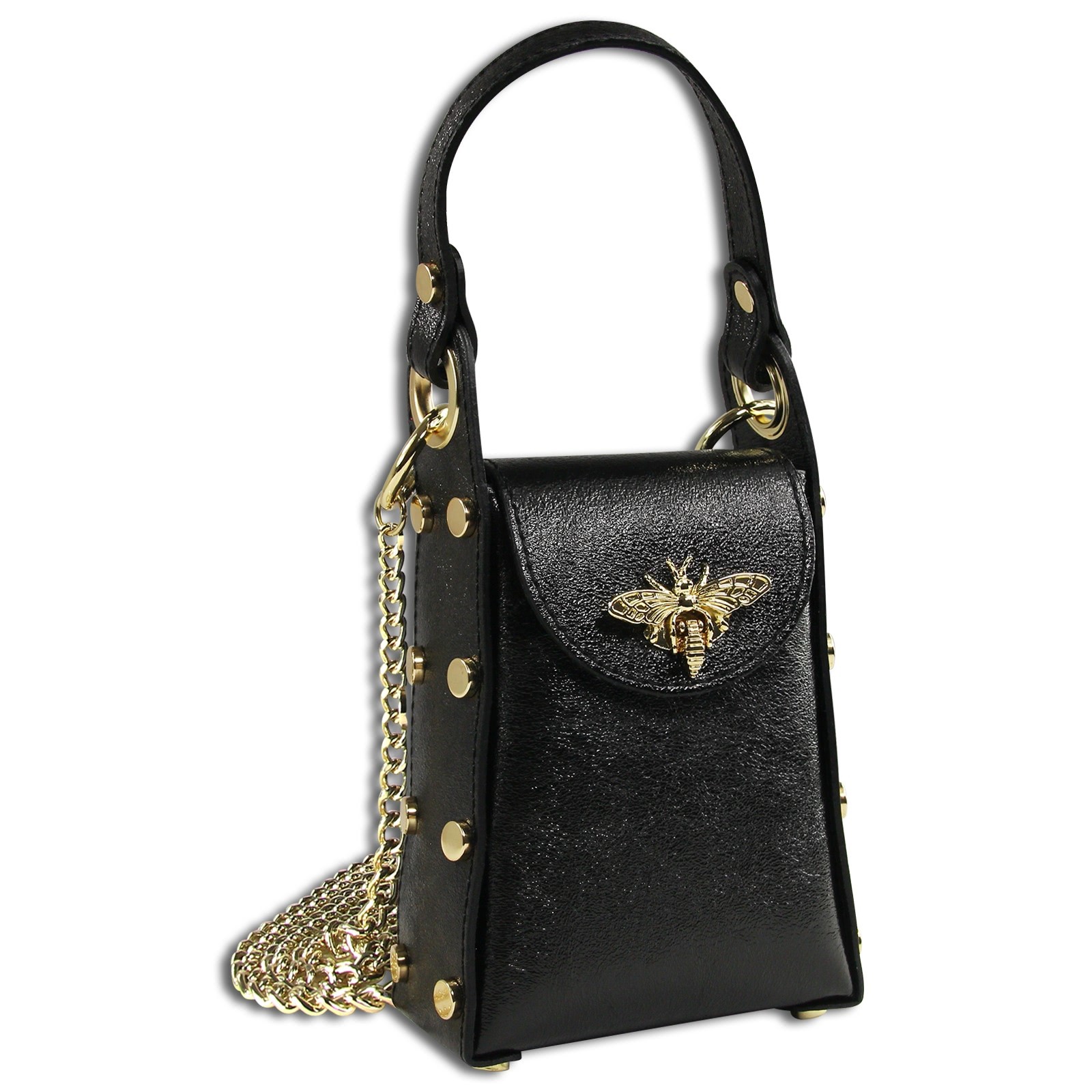Toscanto Damen Leder Tasche schwarz OTTM802US