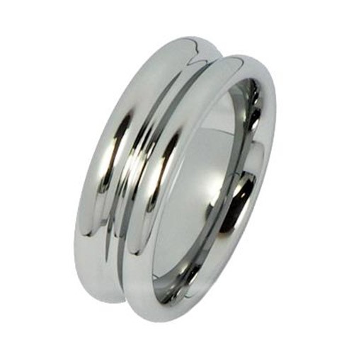 SilberDream Wolfram Ring Gr.20mm Herren Damen Schmuck RXW128