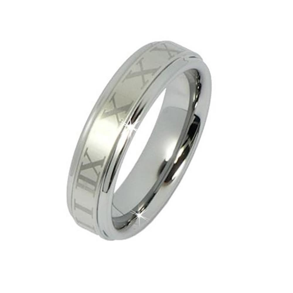 SilberDream Wolfram Ring Gr.17 Herren Damen Schmuck RXW1807