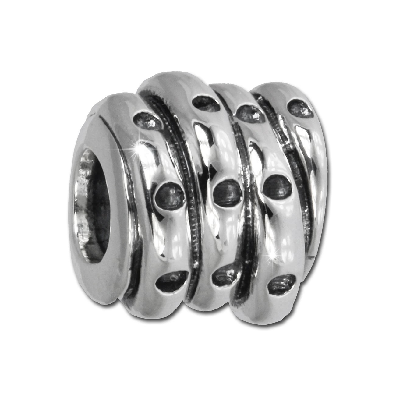 IMPPAC Bead Seil 925 Sterling Silber Armband Beads SBB205