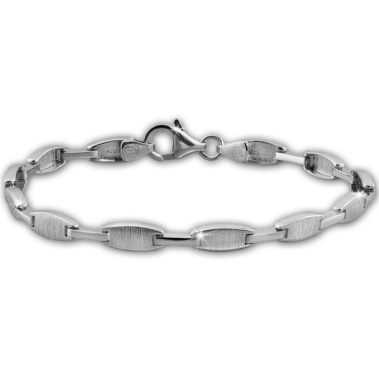 SilberDream Armband Design 925 Sterling Silber 19cm Silberarmband SDA469J