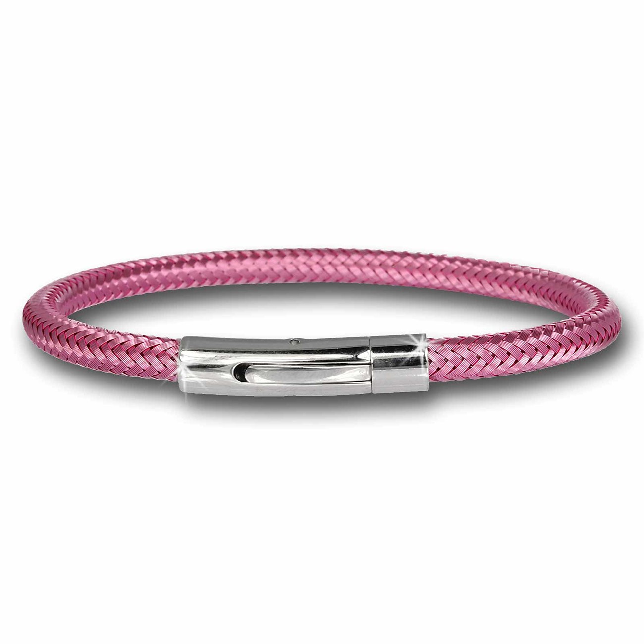 SilberDream Damen Armband Chalif rosa mit Edelstahlverschluss SDA502A