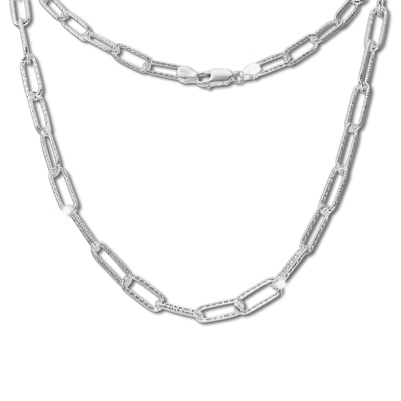 SilberDream Anker Kette Glieder 925 Sterling Silber Damen 46cm SDK11745J