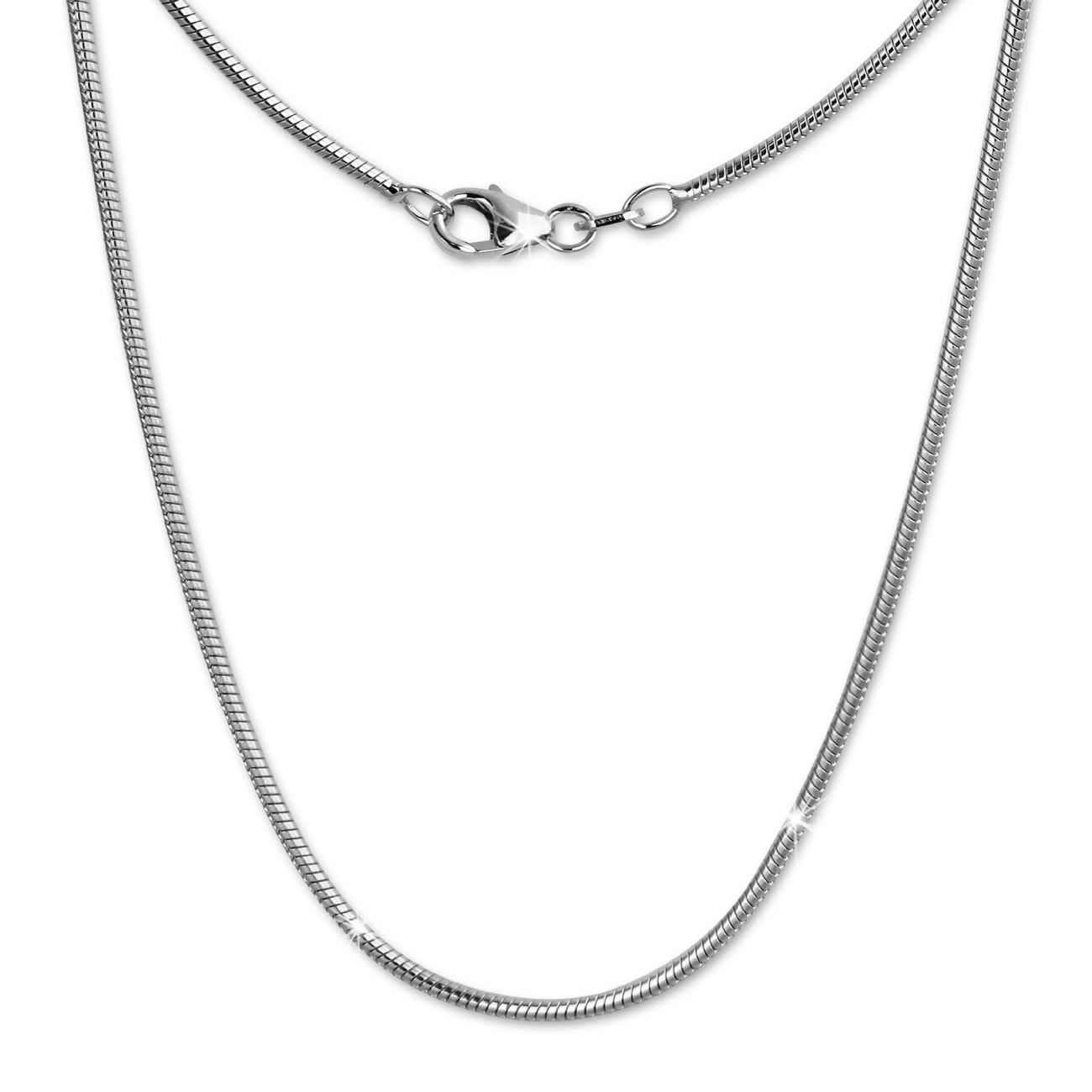 SilberDream Schlangenkette 925 Silber Halskette 70cm Kette SDK20170
