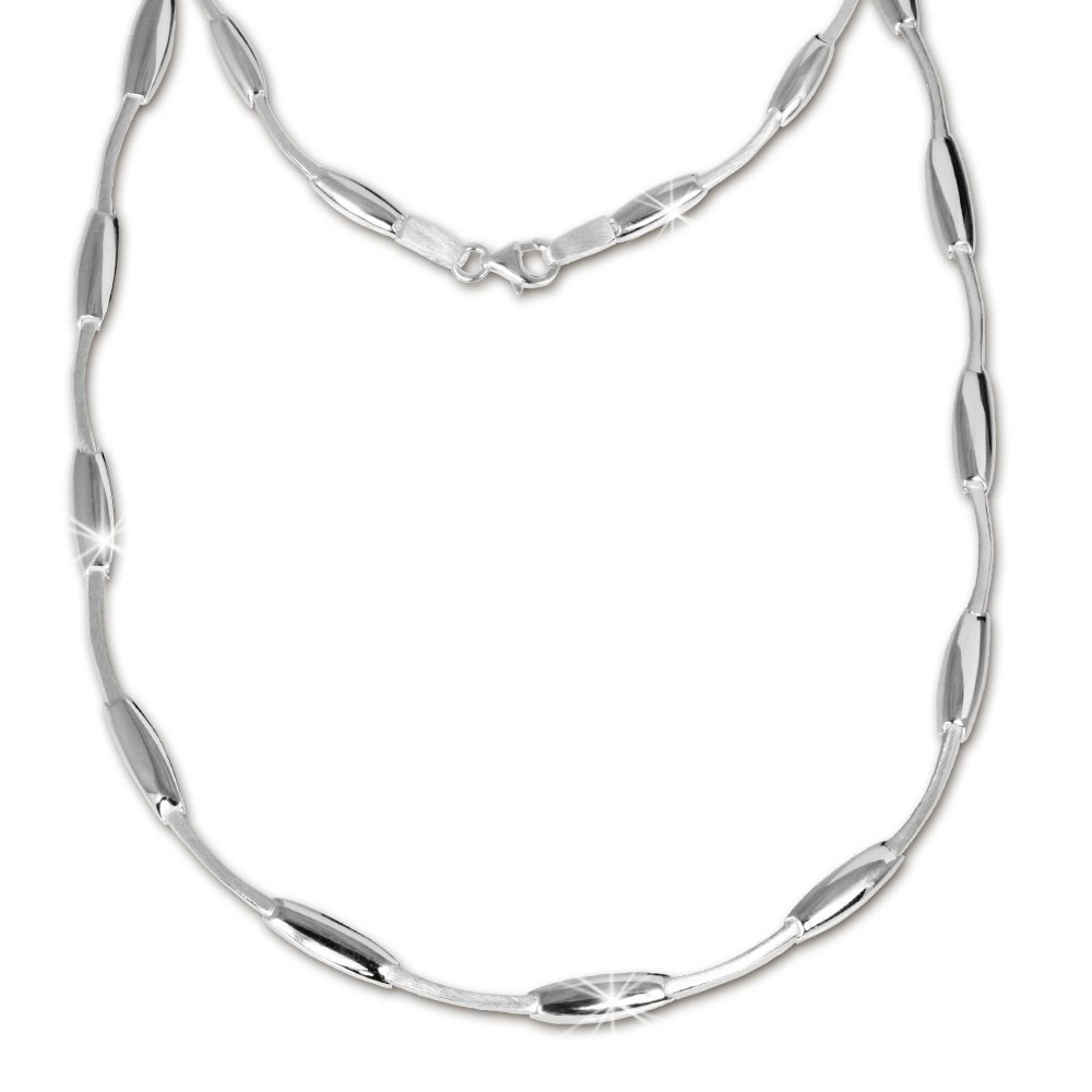 SilberDream Collier Kette Design 925 Silber 45cm Halskette SDK404