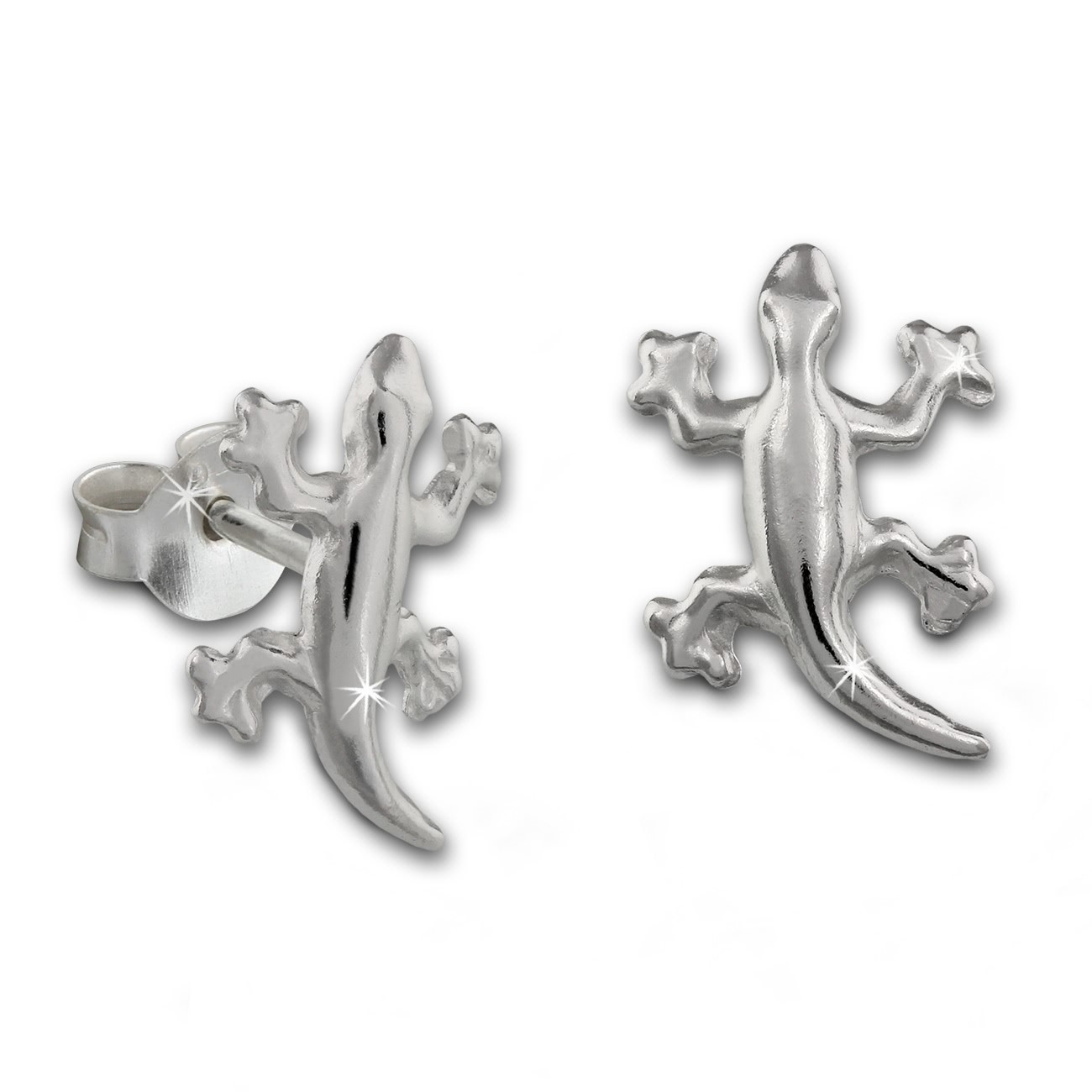 SilberDream Ohrstecker Gecko 925 Sterling Silber Ohrring SDO8213J