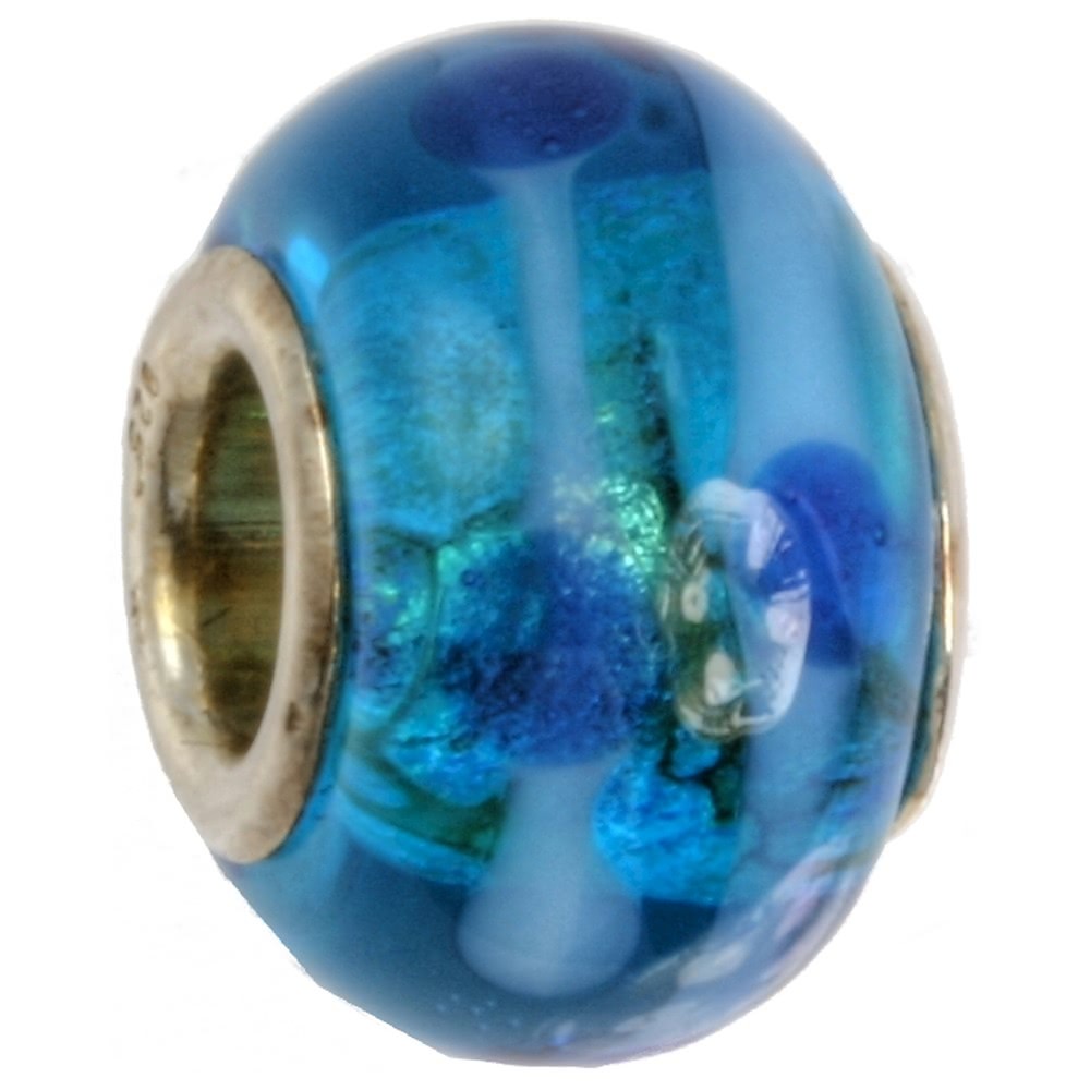 IMPPAC Glas 925 Bead Spacer Wasser European Beads SMB0219