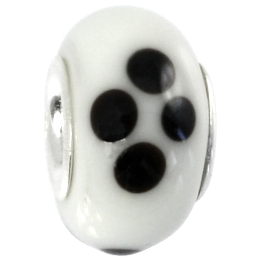 IMPPAC Glas 925 Bead Spacer White European Beads SMB8044