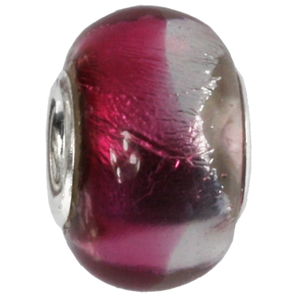 IMPPAC Glas 925 Bead Spacer pink European Beads SMB8090