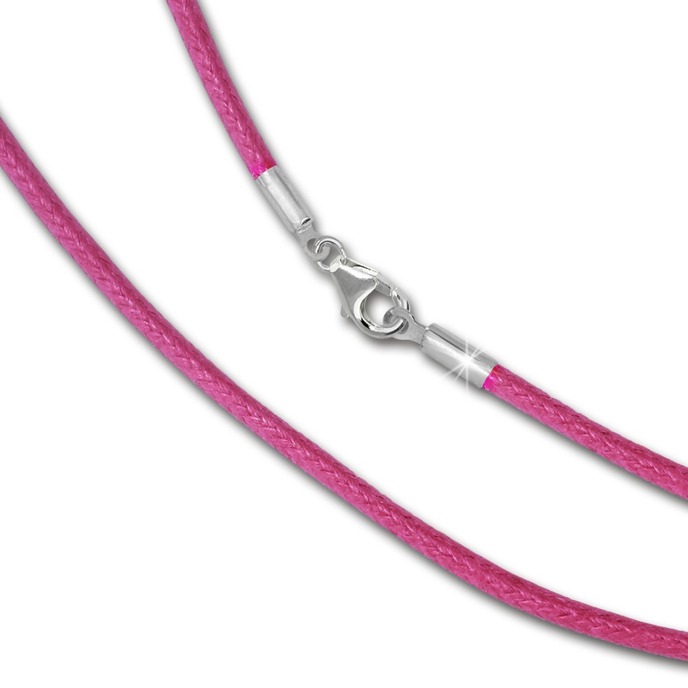IMPPAC Textil Armband 925 pink für European Beads SML8421