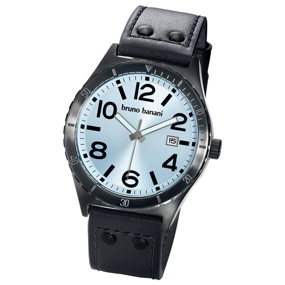 Bruno Banani Herren Uhr silber PVD Ares Uhren Kollektion UBR21019