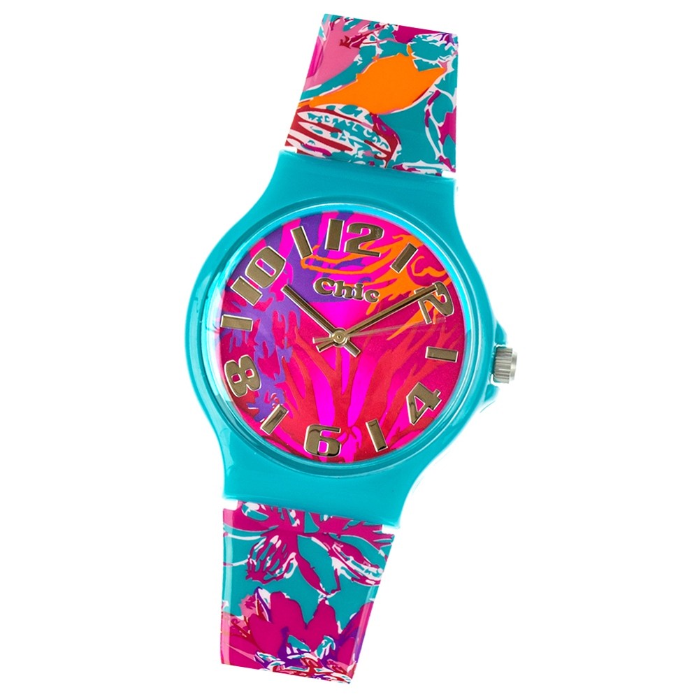 Chic-Watches Damenuhr Wild Flowers Armbanduhr Chic Lady-Uhren UC016