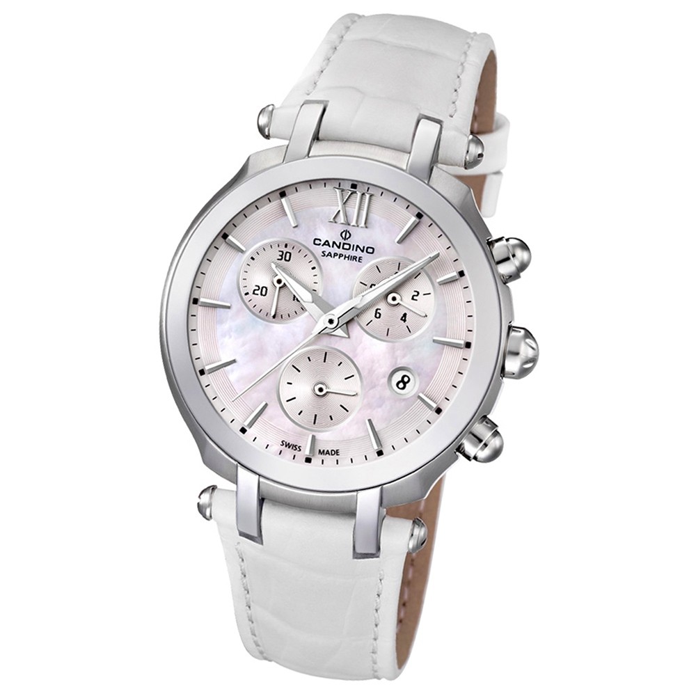 Candino Damen-Armbanduhr Athletic Chic Chronograph Quarz Leder UC4521/1