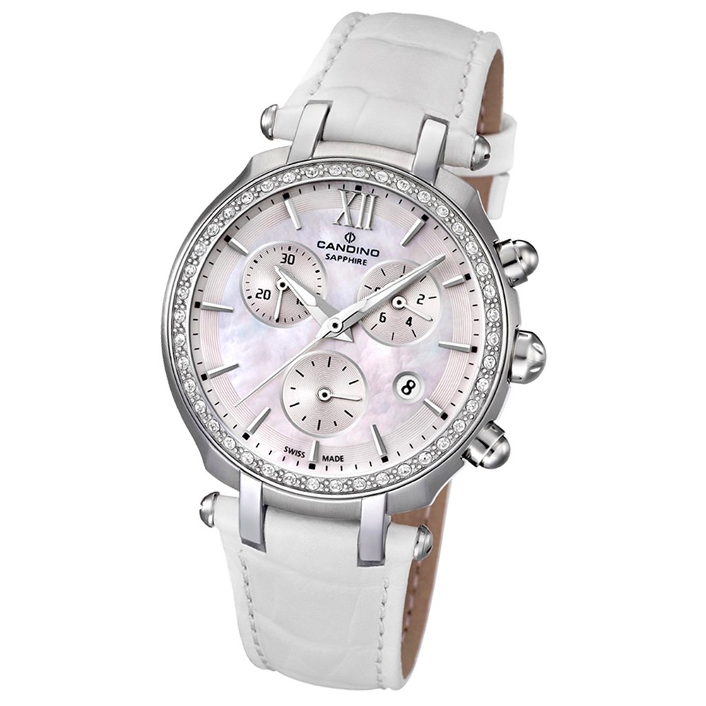 Candino Damen-Armbanduhr Athletic Chic Chronograph Quarz Leder UC4522/1