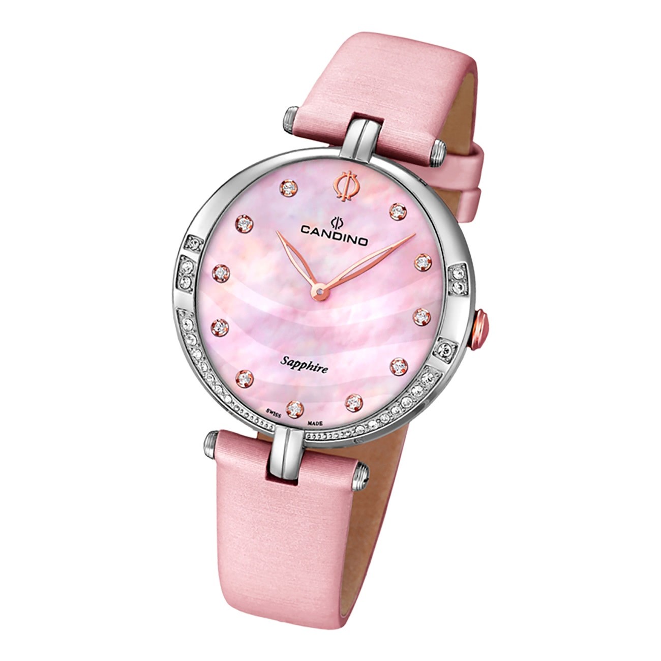 Candino Damenuhr Elegance C4601/3 Armbanduhr Edelstahl rosa UC4601/3