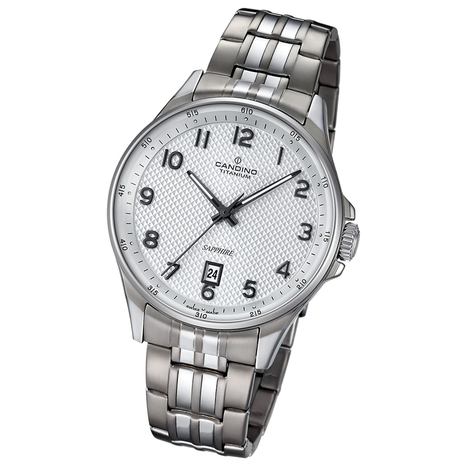 Candino Herrenuhr Titan grau Candino Classic Armbanduhr UC4606/1