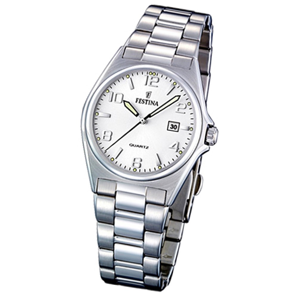 FESTINA Damen-Armbanduhr analog Quarz Edelstahl Klassik Uhr UF16375/5