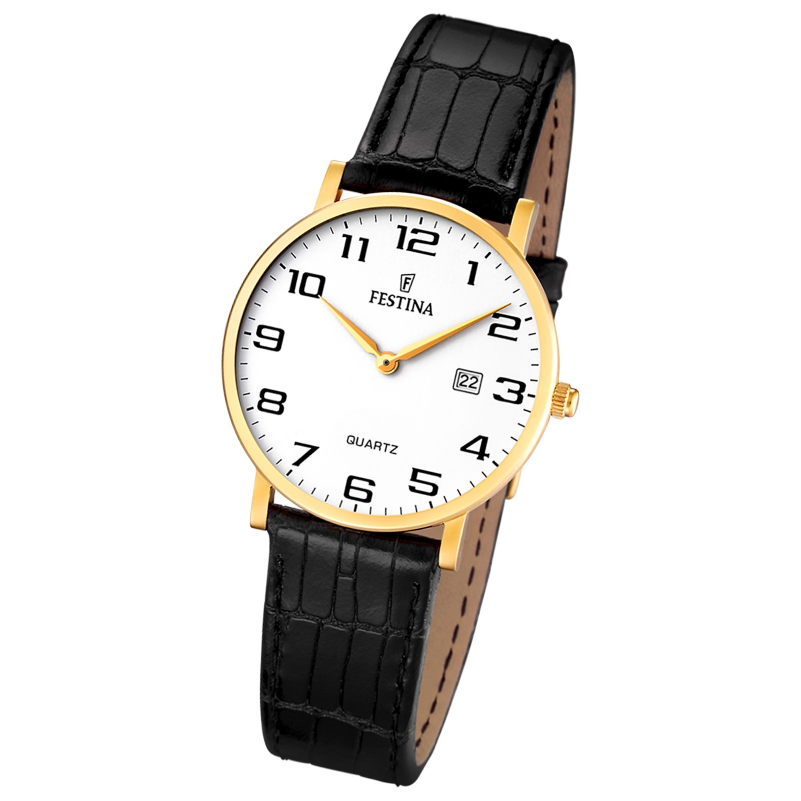 FESTINA Damen-Armbanduhr analog Quarz Leder Klassik Uhr UF16479/1