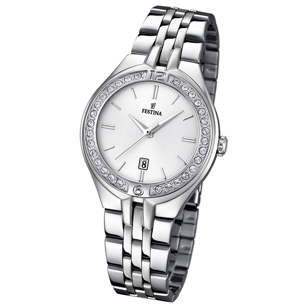 Festina Damenuhr Edelstahl silber Festina Mademoiselle Armbanduhr UF16867/1