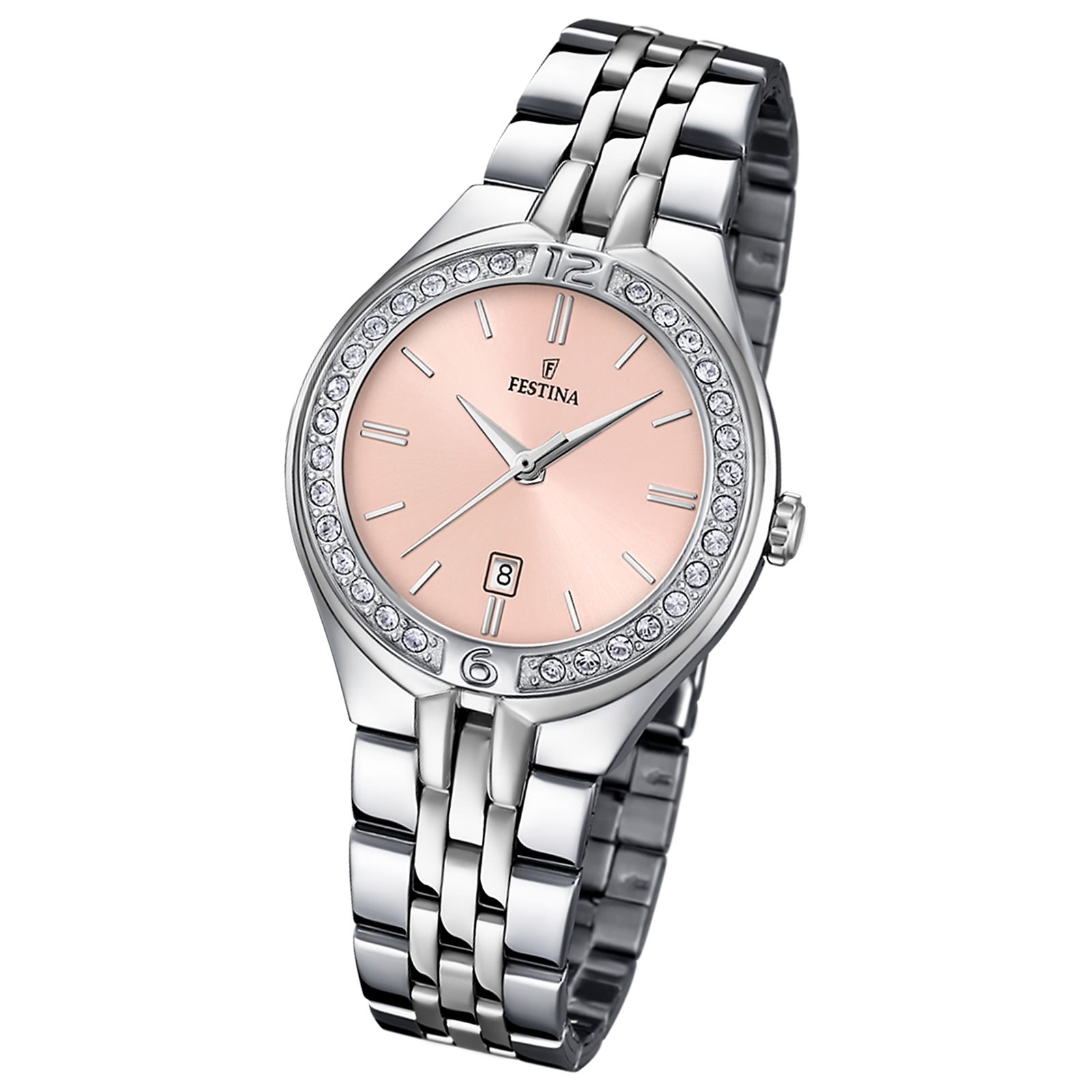 Festina Damenuhr Mademoiselle Armbanduhr Edelstahl silber UF16867/6