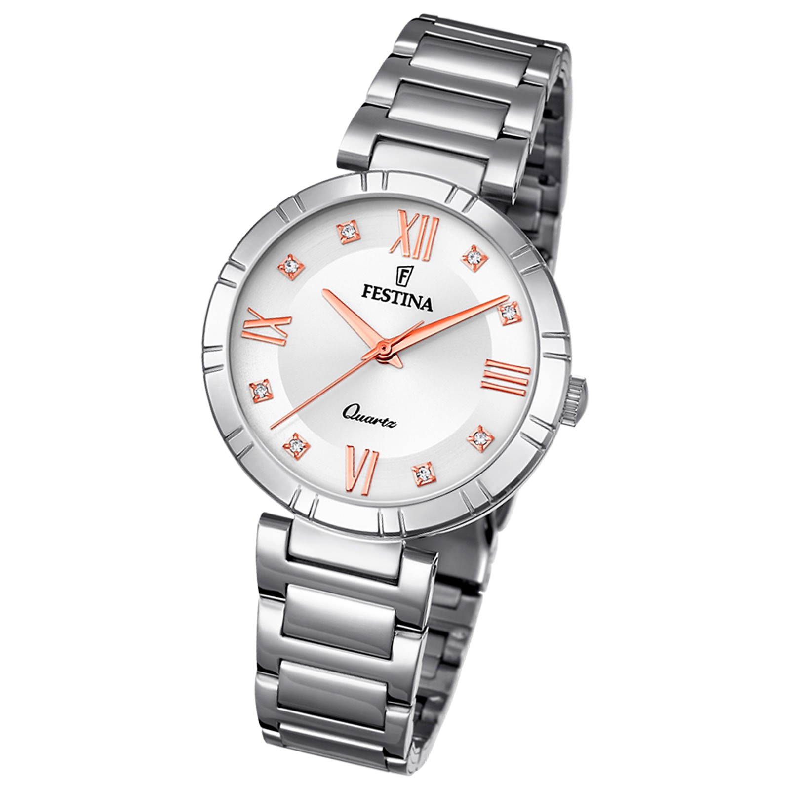 Festina Damenuhr Mademoiselle Armbanduhr Edelstahl silber UF16936/B