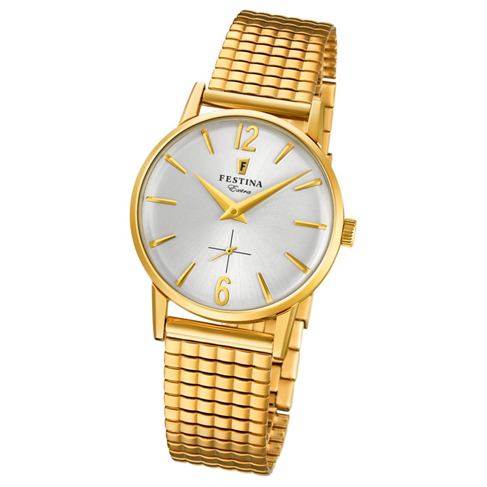 FESTINA Damen-Uhr Extra Kollektion F20257/1 Quarz Edelstahl gold UF20257/1