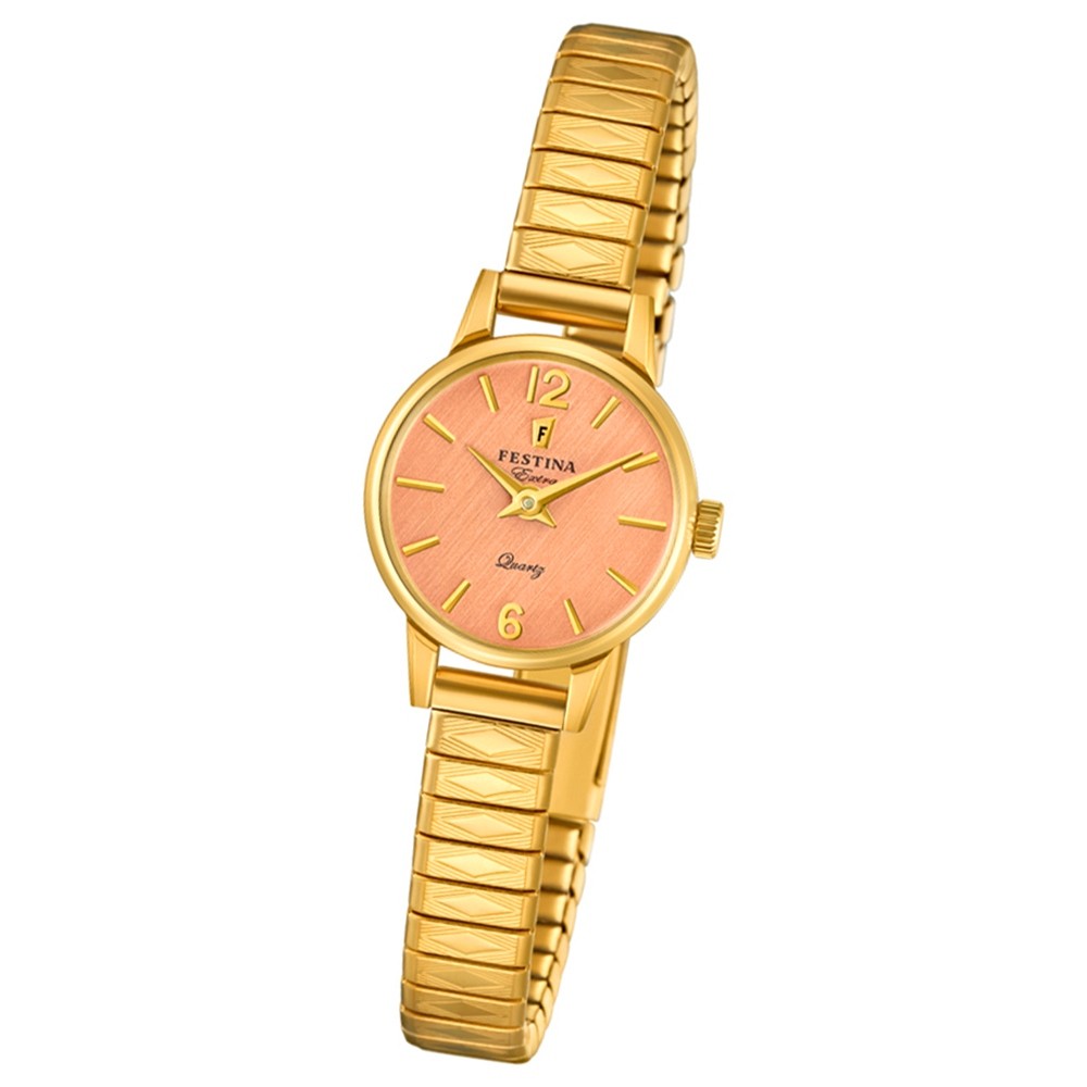 FESTINA Damen-Uhr Extra Kollektion F20263/2 Quarz Edelstahl gold UF20263/2