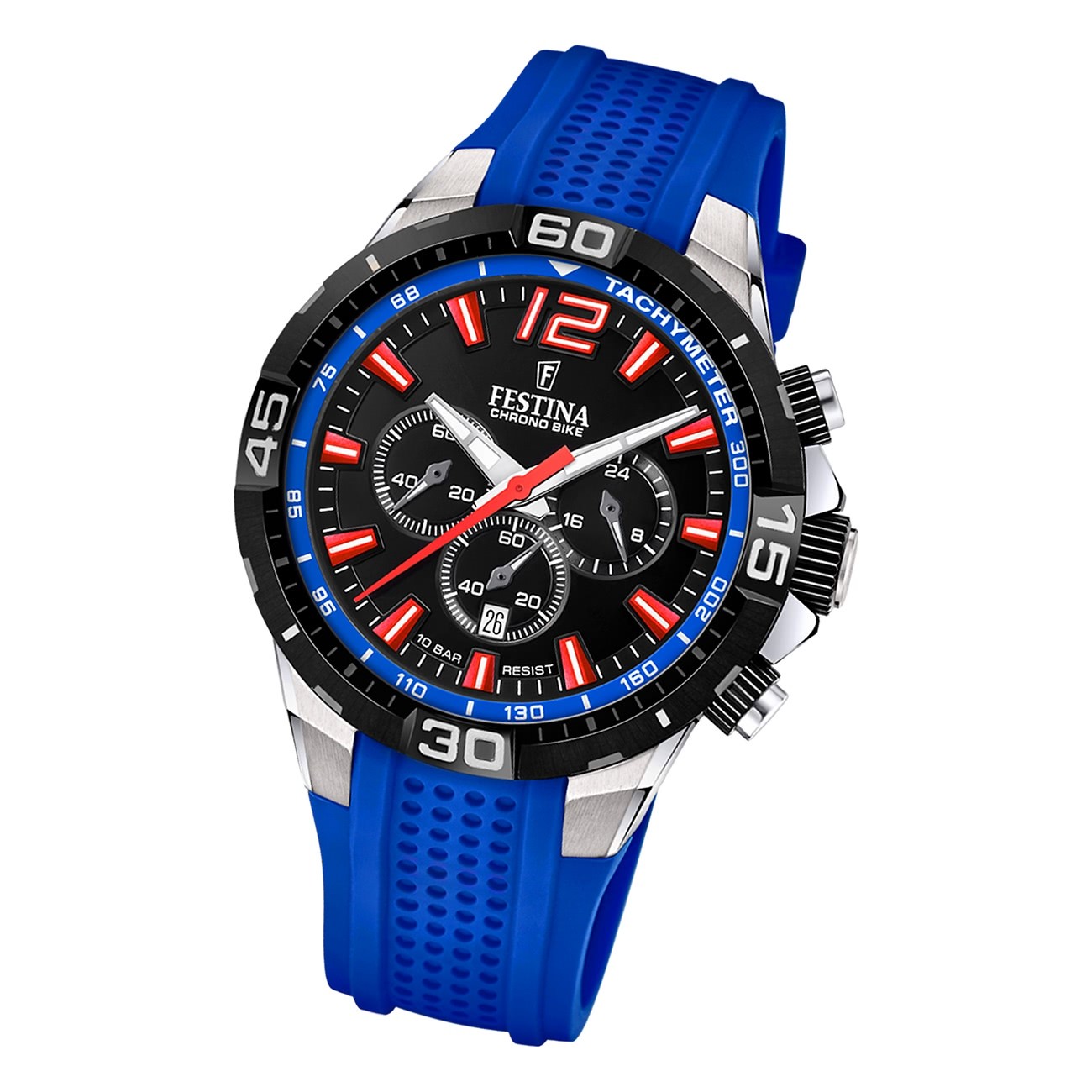 Festina Herren Armbanduhr Chrono Bike F20523/1 Silikon blau UF20523/1