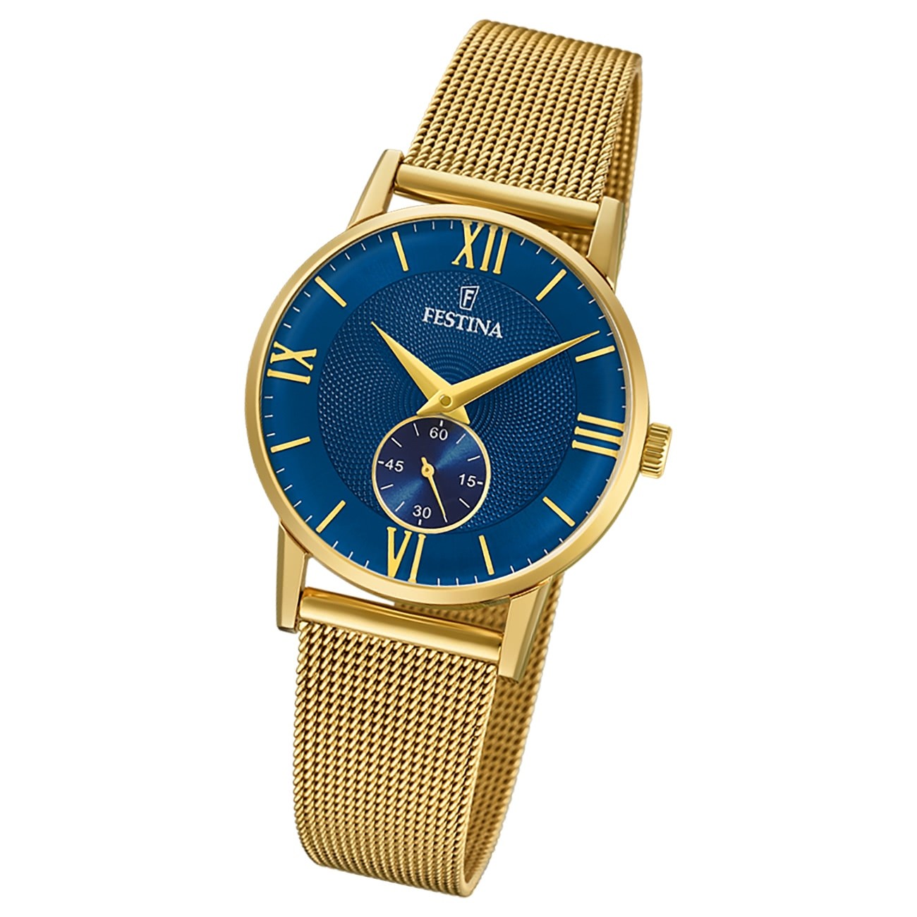 Festina Damenuhr Klassik F20573/3 Armbanduhr Edelstahl gold UF20573/3