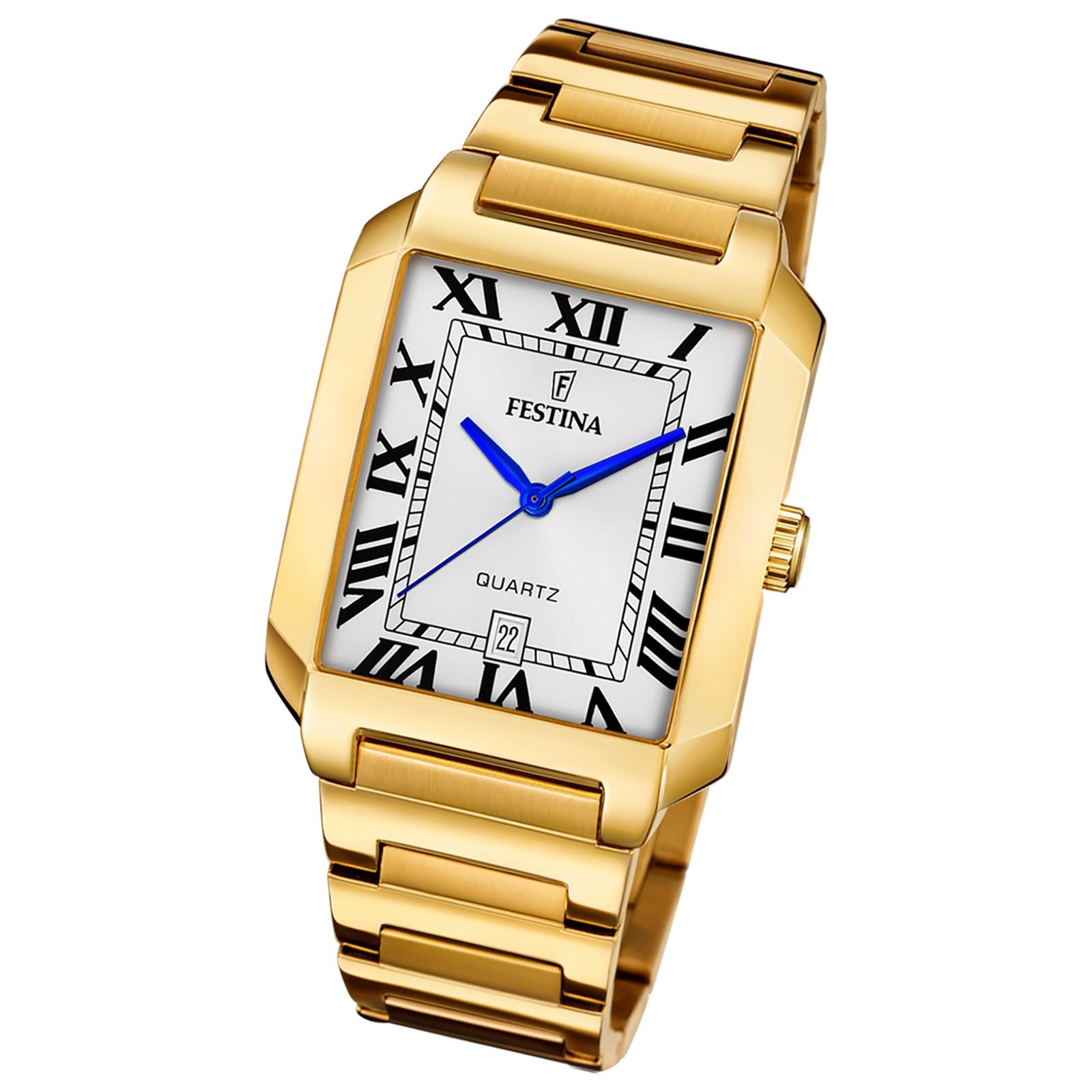 Festina Herrenuhr Edelstahl gold Festina Trend Armbanduhr UF20678/1