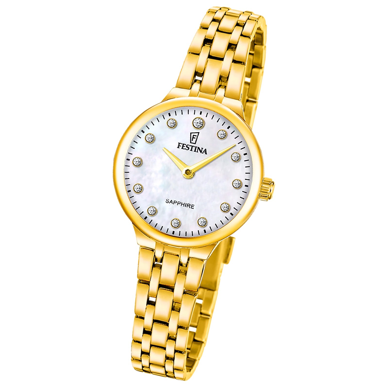 Festina Damenuhr Mademoiselle Armbanduhr Edelstahl gold UF20745/1