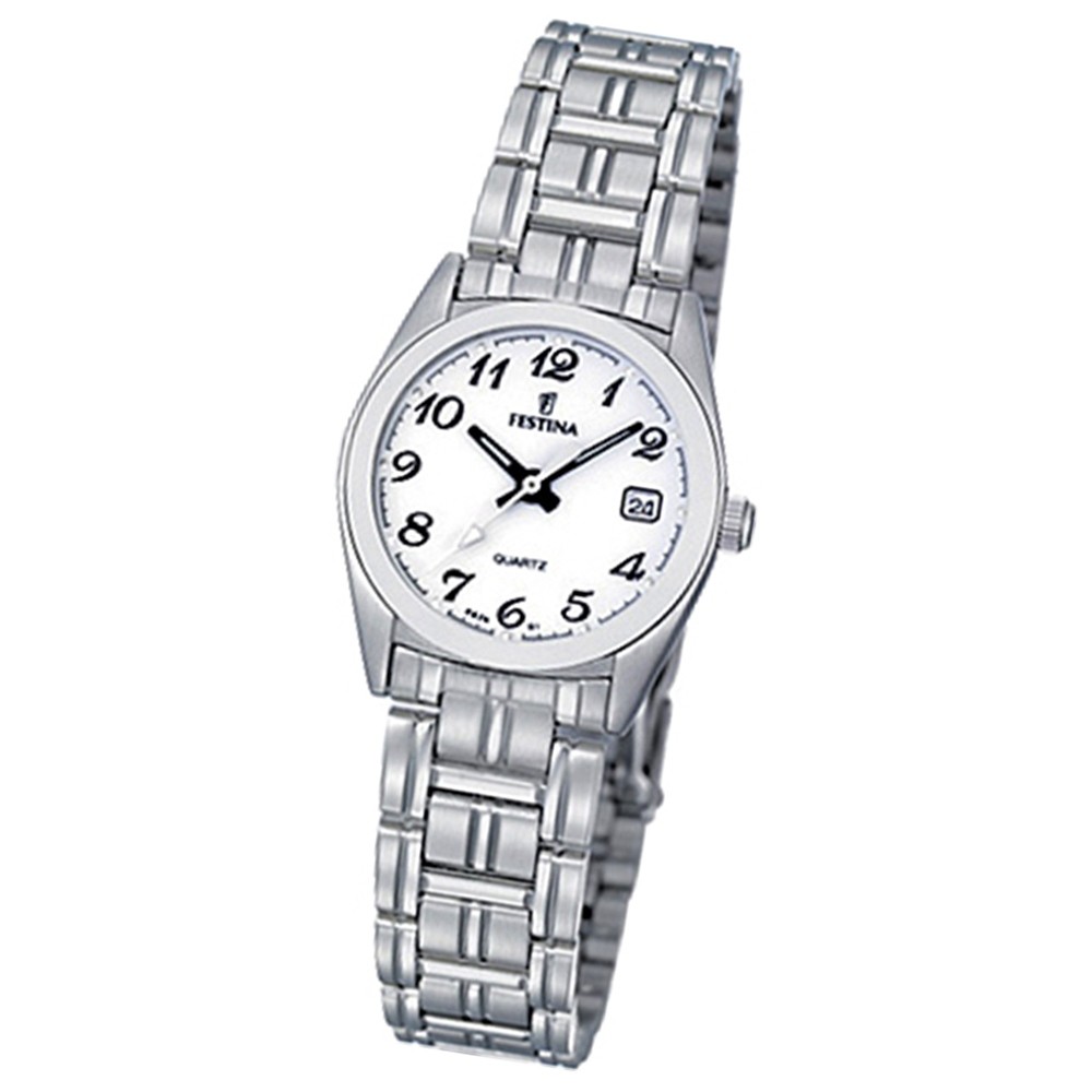 FESTINA Damen-Armbanduhr analog Klassik Quarz Edelstahl UF8826/1