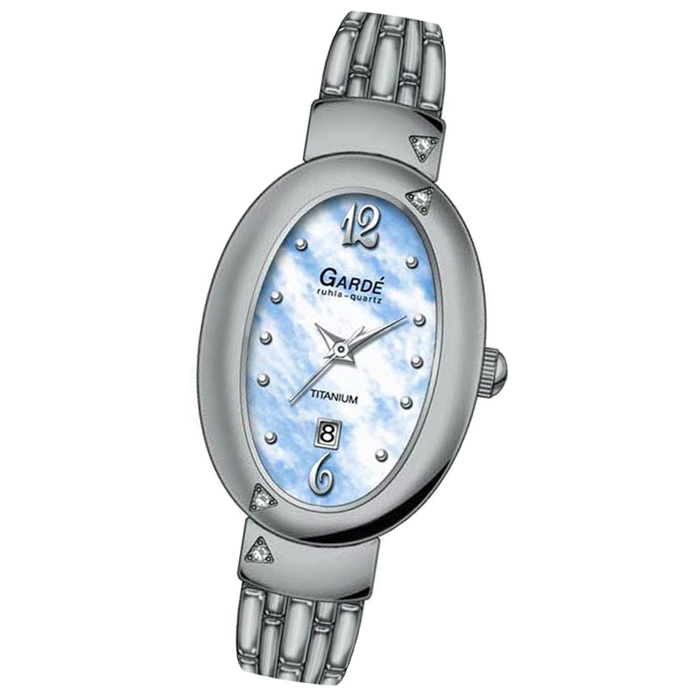 GARDE Damen-Uhr Quarzuhr Elegance 20205 Titan-Armbanduhr UGA20205