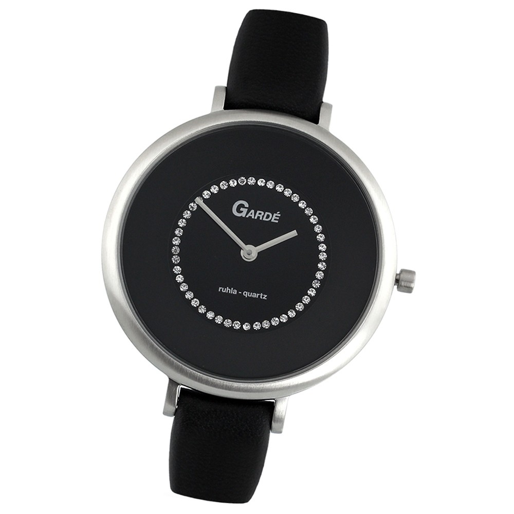 GARDE Damen-Uhr Quarzuhr Elegance 20231-2 Leder-Armbanduhr UGA202312