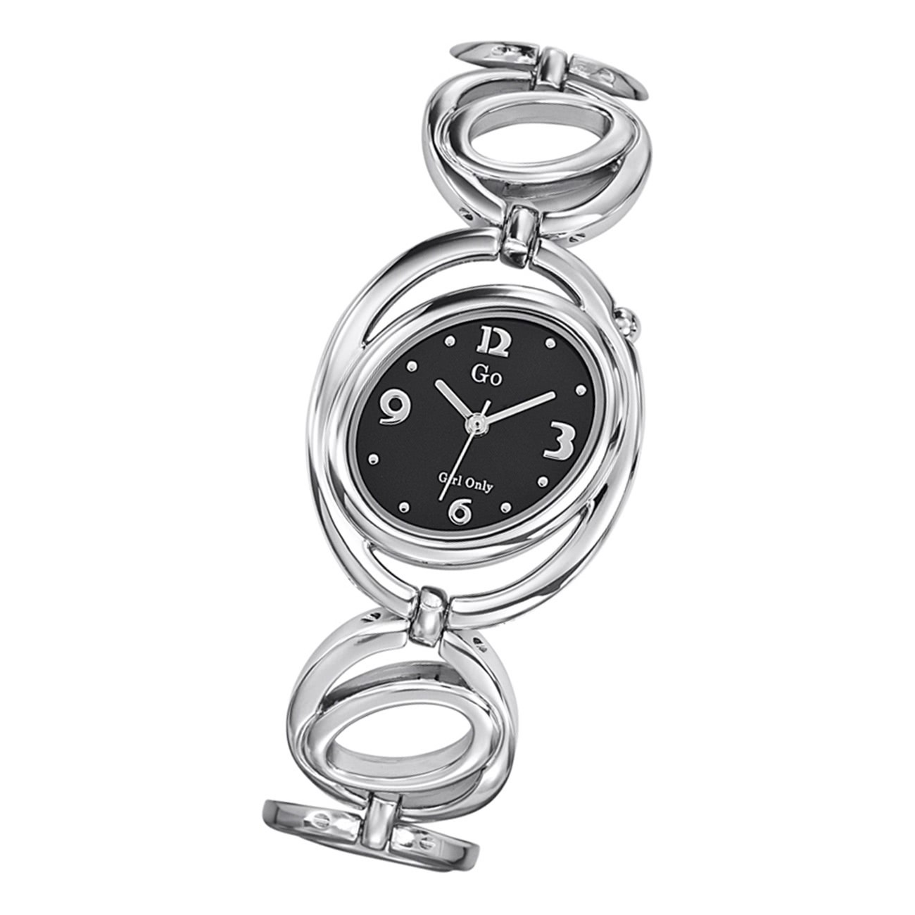Girl Only GO Damenuhr Analog Quarzuhr mit Edelstahlarmband silber UGO694821