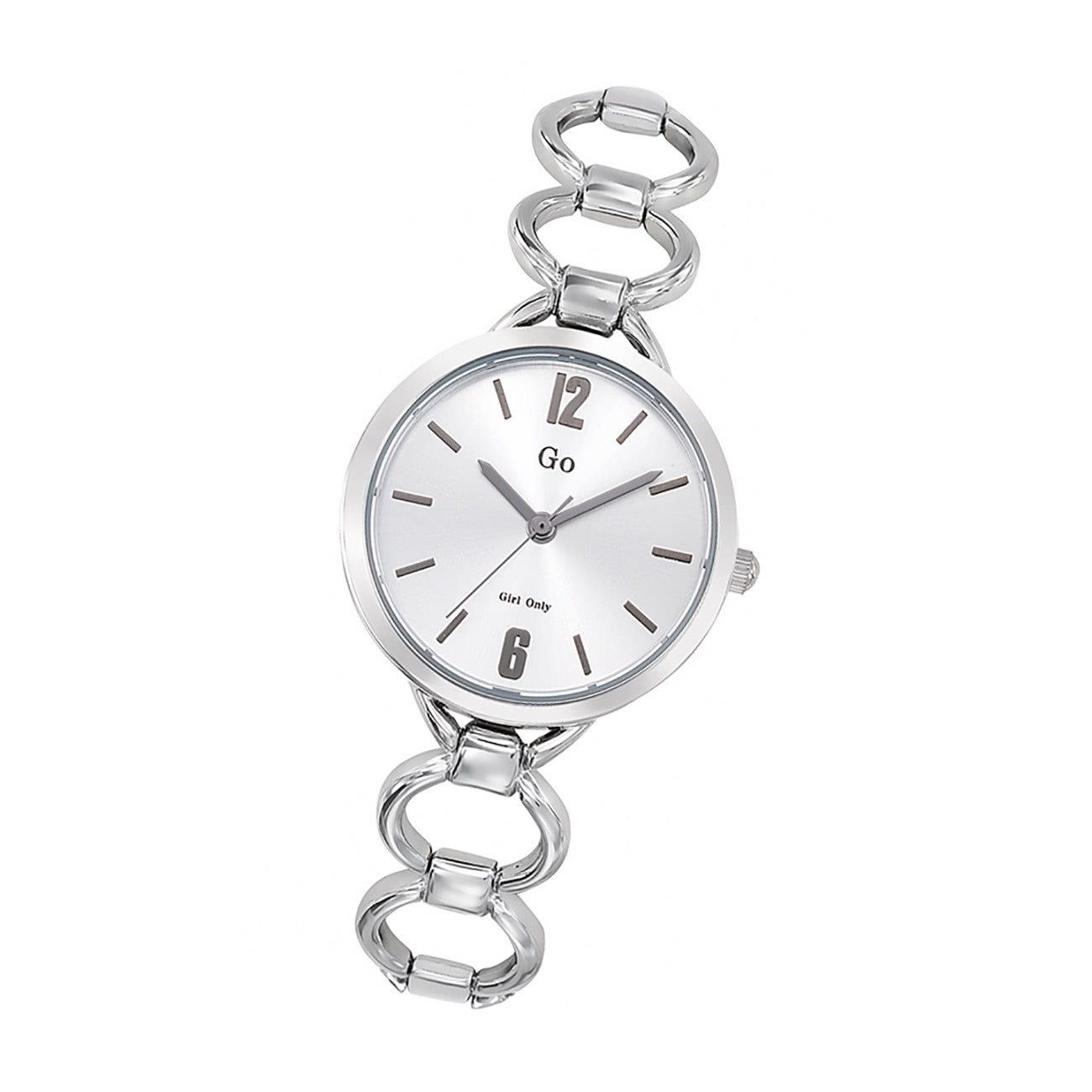 Girl Only GO Damenuhr Analog Quarzuhr mit Edelstahlarmband silber UGO695210