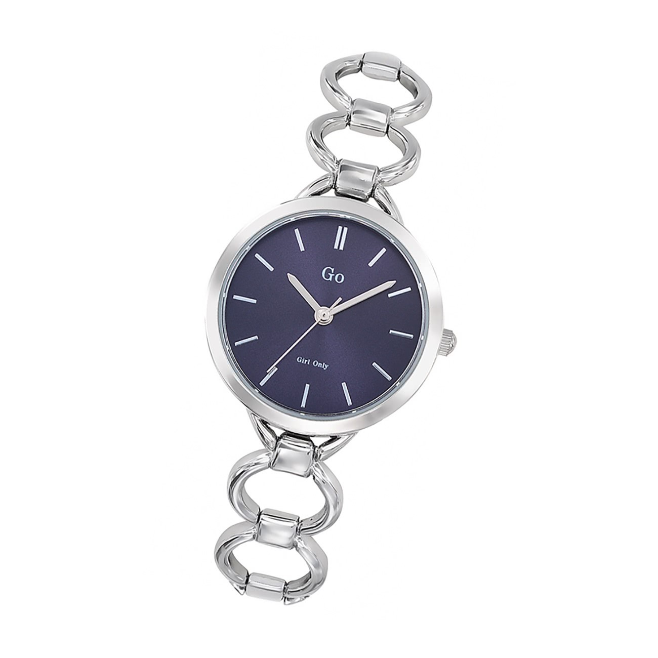 Girl Only GO Damenuhr Analog Quarzuhr mit Edelstahlarmband silber UGO695214