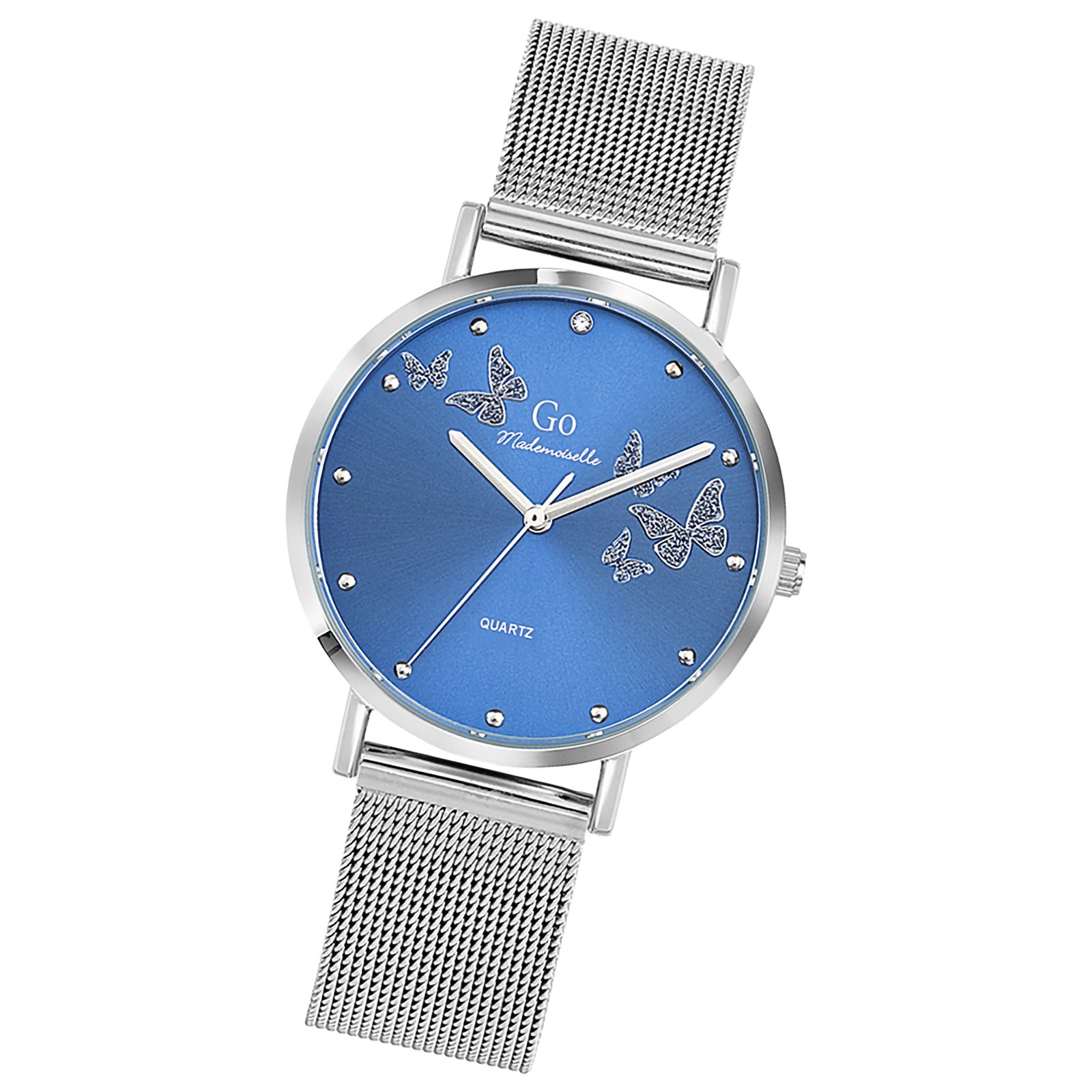 Girl Only GO Damenuhr Analog Quarzuhr mit Edelstahlarmband silber UGO695361
