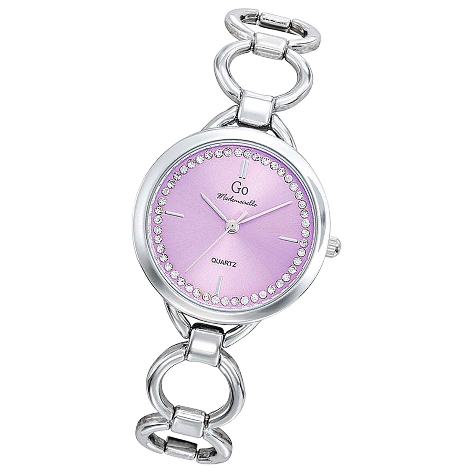Girl Only GO Damen Armbanduhr Mademoiselle Quarz-Uhr Metall silber UGO695422