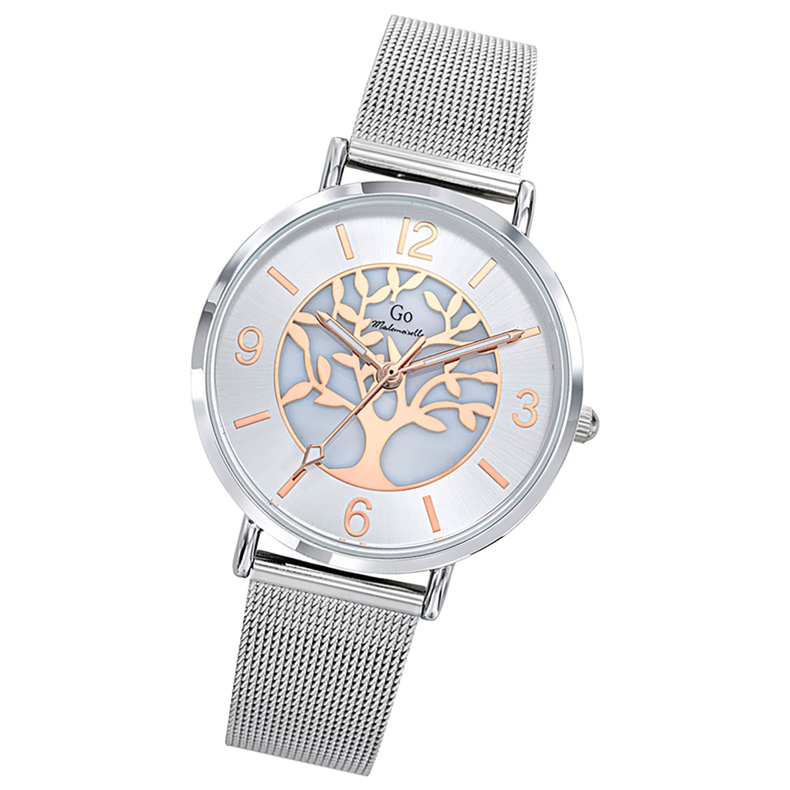 Girl Only GO Damenuhr Analog Quarzuhr mit Edelstahlarmband silber UGO695439