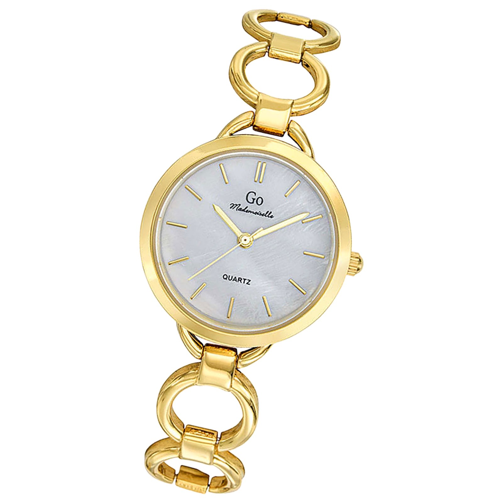 Girl Only GO Damen Armbanduhr Mademoiselle Quarz-Uhr Metall gold UGO695460
