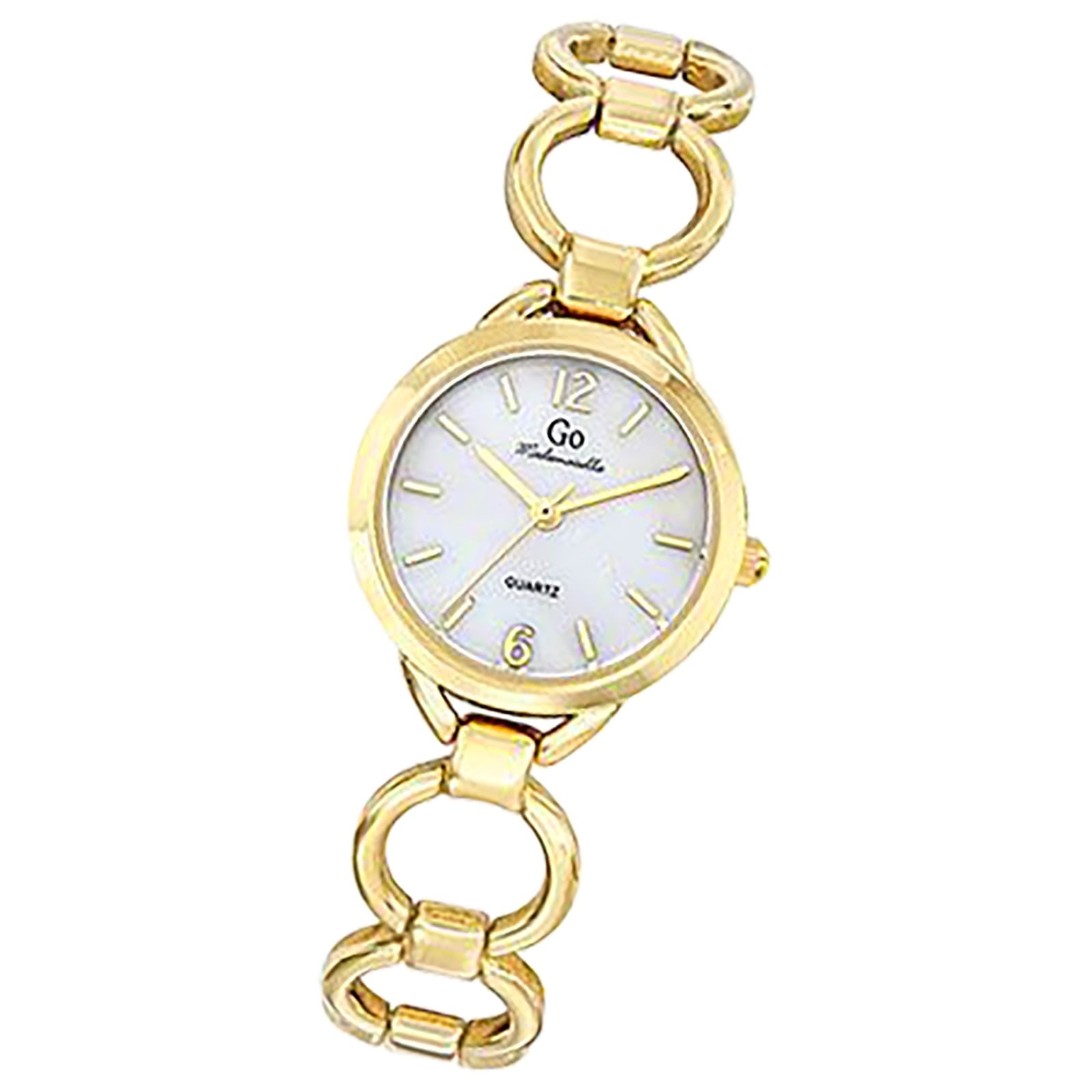 Girl Only GO Damen Armbanduhr Mademoiselle Quarz-Uhr Metall gold UGO695521