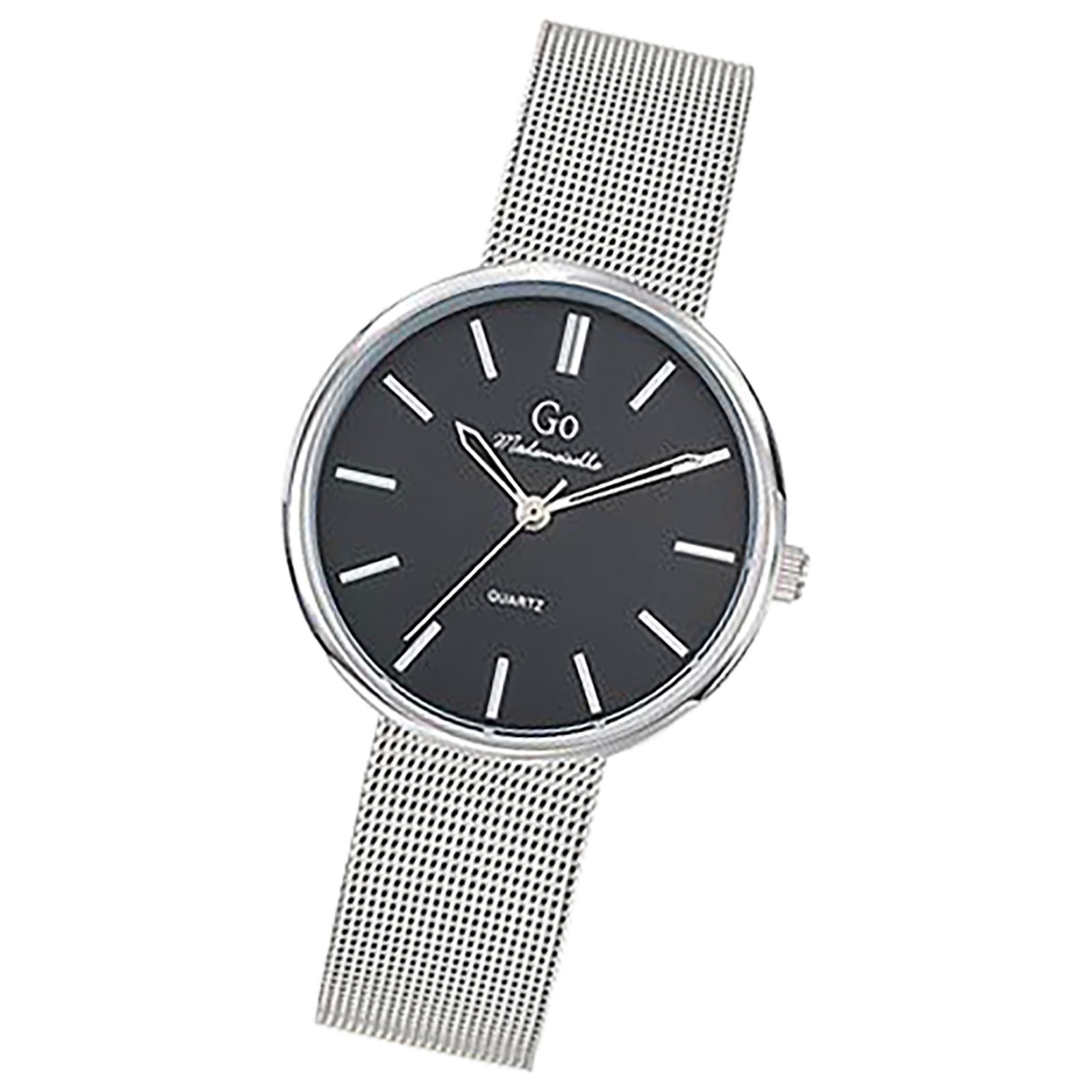 Girl Only GO Damen Armbanduhr Mademoiselle Quarz-Uhr Edelstahl silber UGO695560