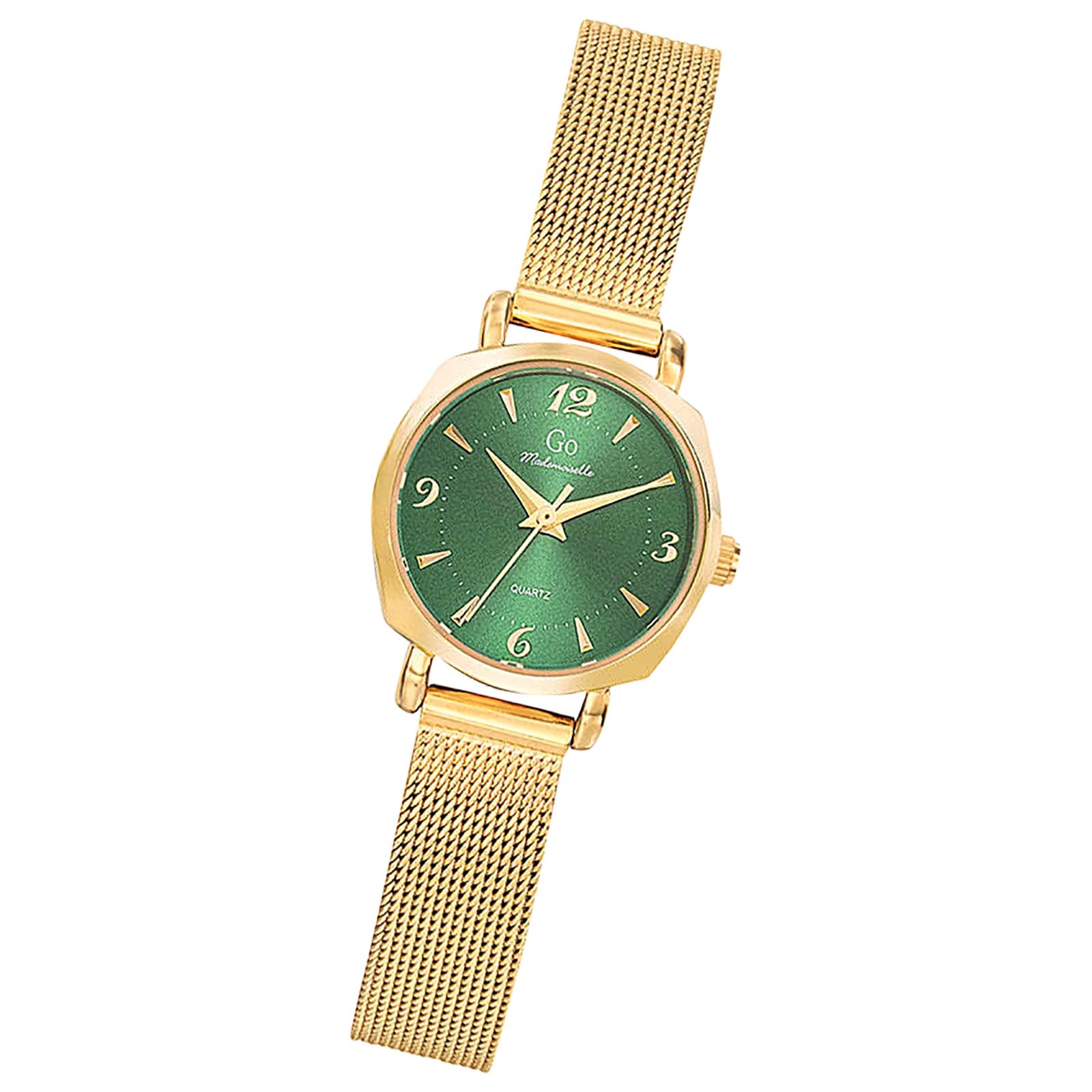 Girl Only GO Damen Armbanduhr Mademoiselle Quarz-Uhr Edelstahl gold UGO695567