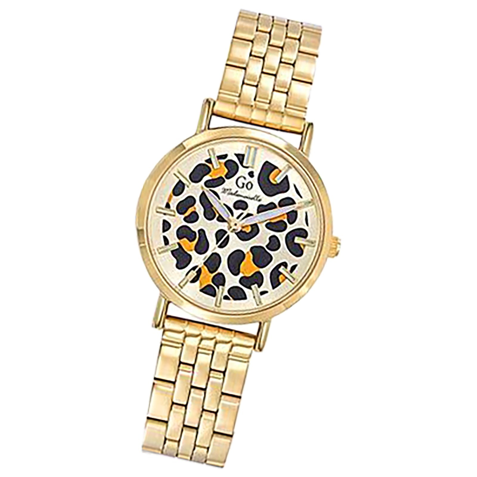 Girl Only GO Damen Armbanduhr Mademoiselle Quarz-Uhr Edelstahl gold UGO695635