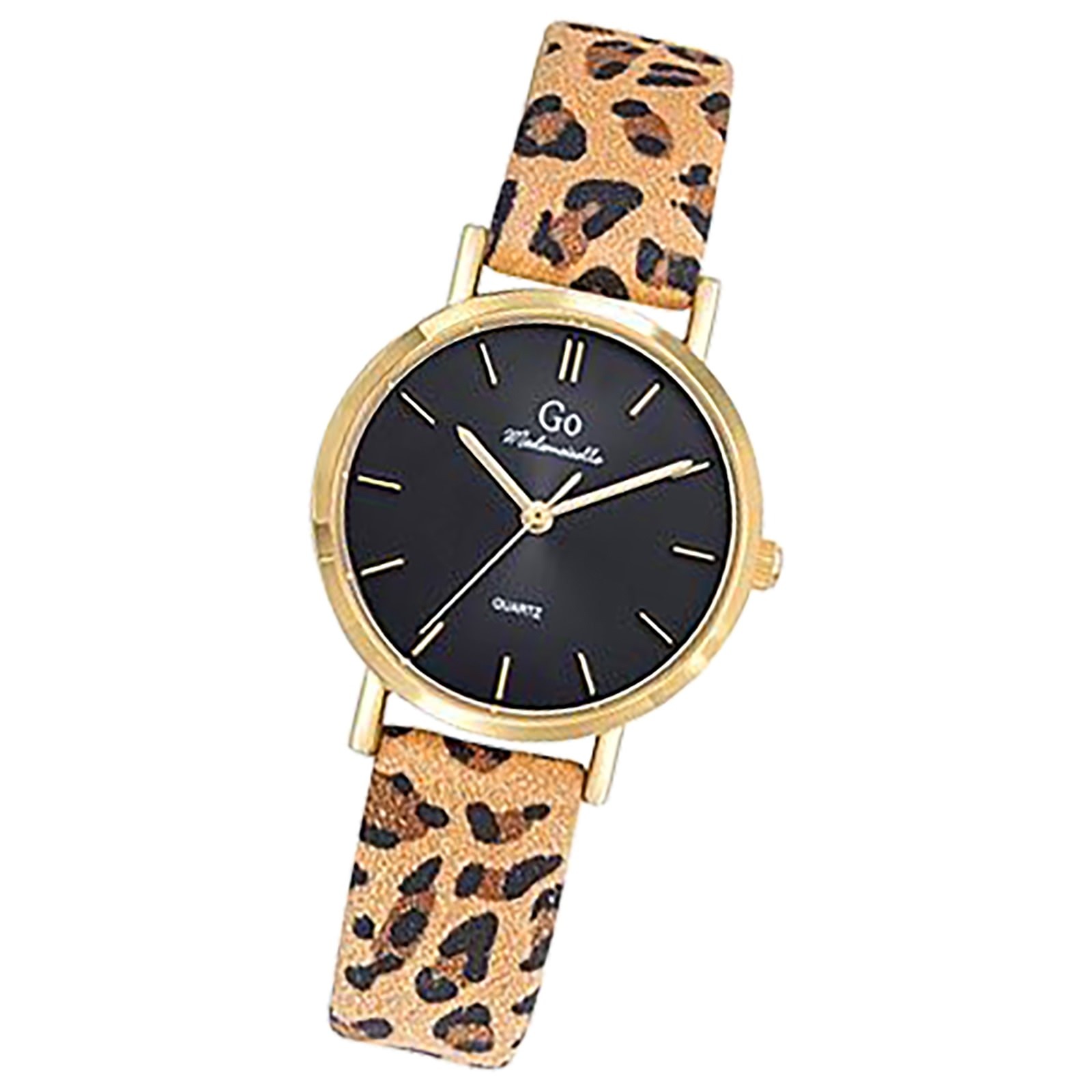 Girl Only GO Damen Armbanduhr Mademoiselle Quarz-Uhr Leder braun UGO699637