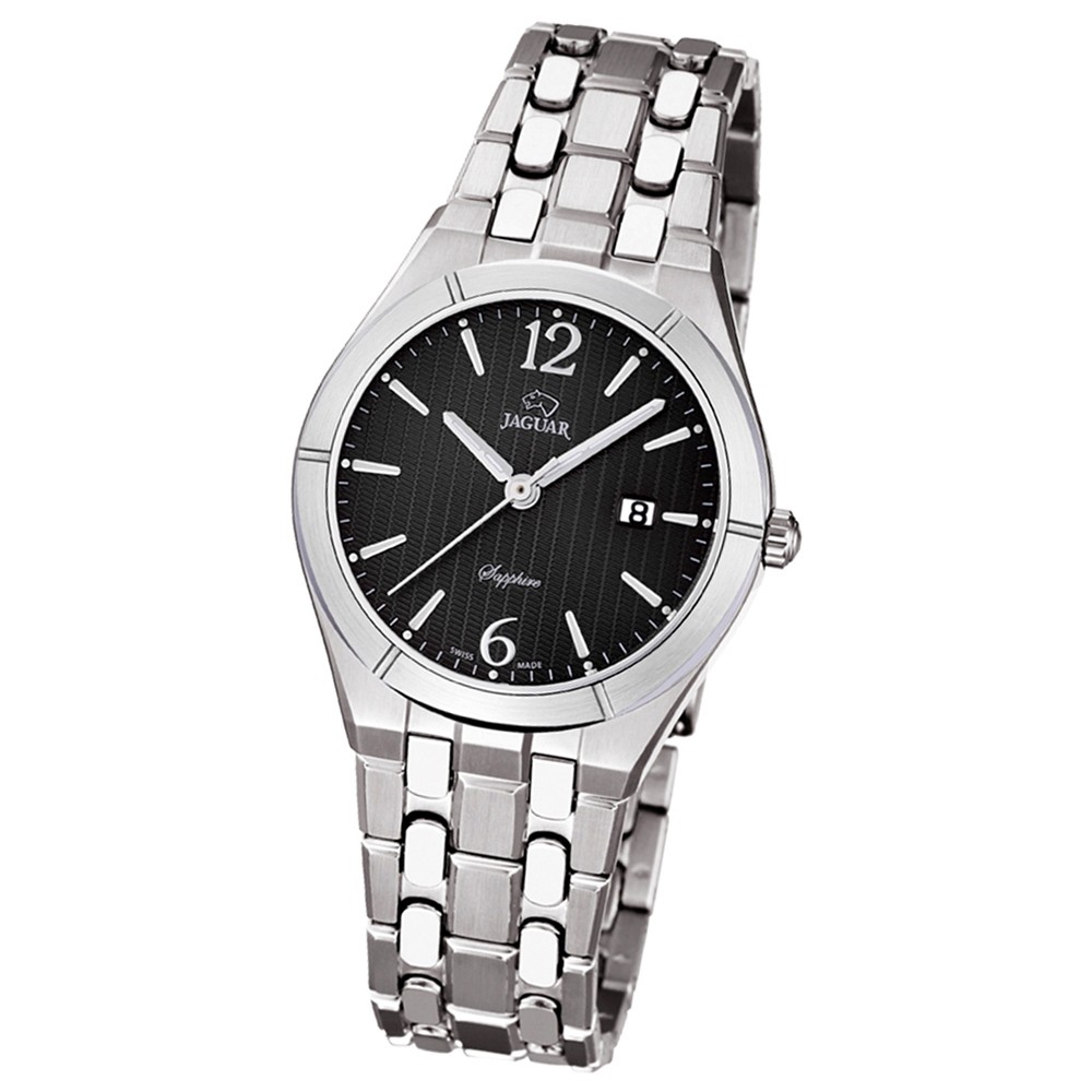 JAGUAR Damen-Armbanduhr Daily Classic Saphirglas Quarz Edelstahl silber UJ671/3